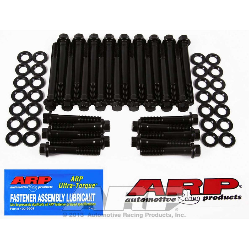 ARP High Performance Series Cylinder Head Bolt Kit - 7/16 in Bolt - Hex Head - Chromoly - Black Oxide - AMC V8