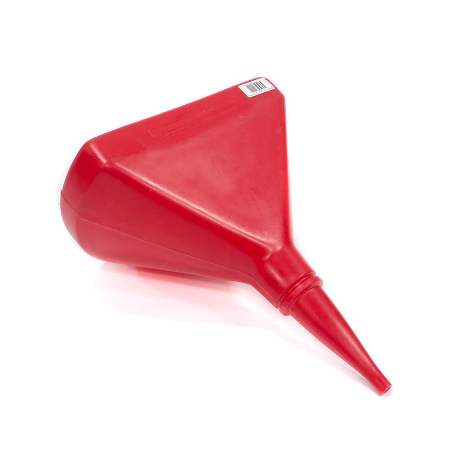 Scribner Plastics 14" D Funnel - Red