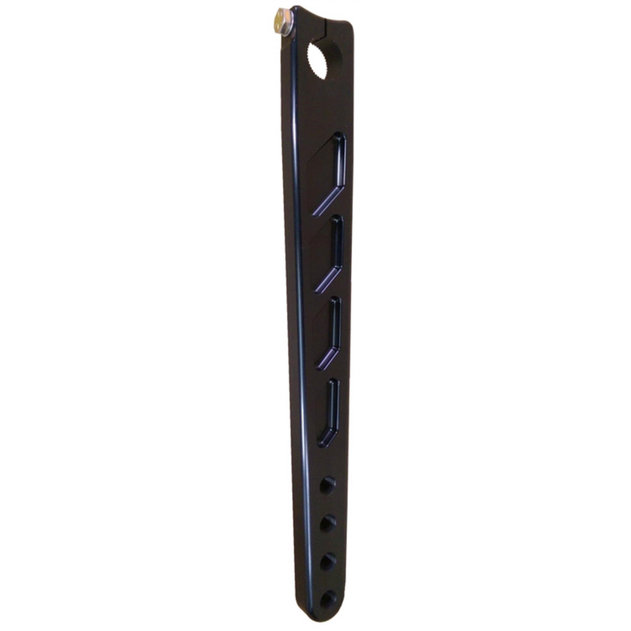 Triple X Pitman Arm - 10 Degree Angle Broach - Aluminum - Black - Triple X Sprint Car