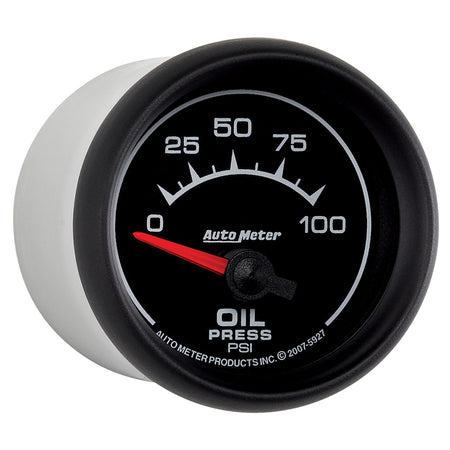 Auto Meter ES Electric Oil Pressure Gauge - 2-1/16"