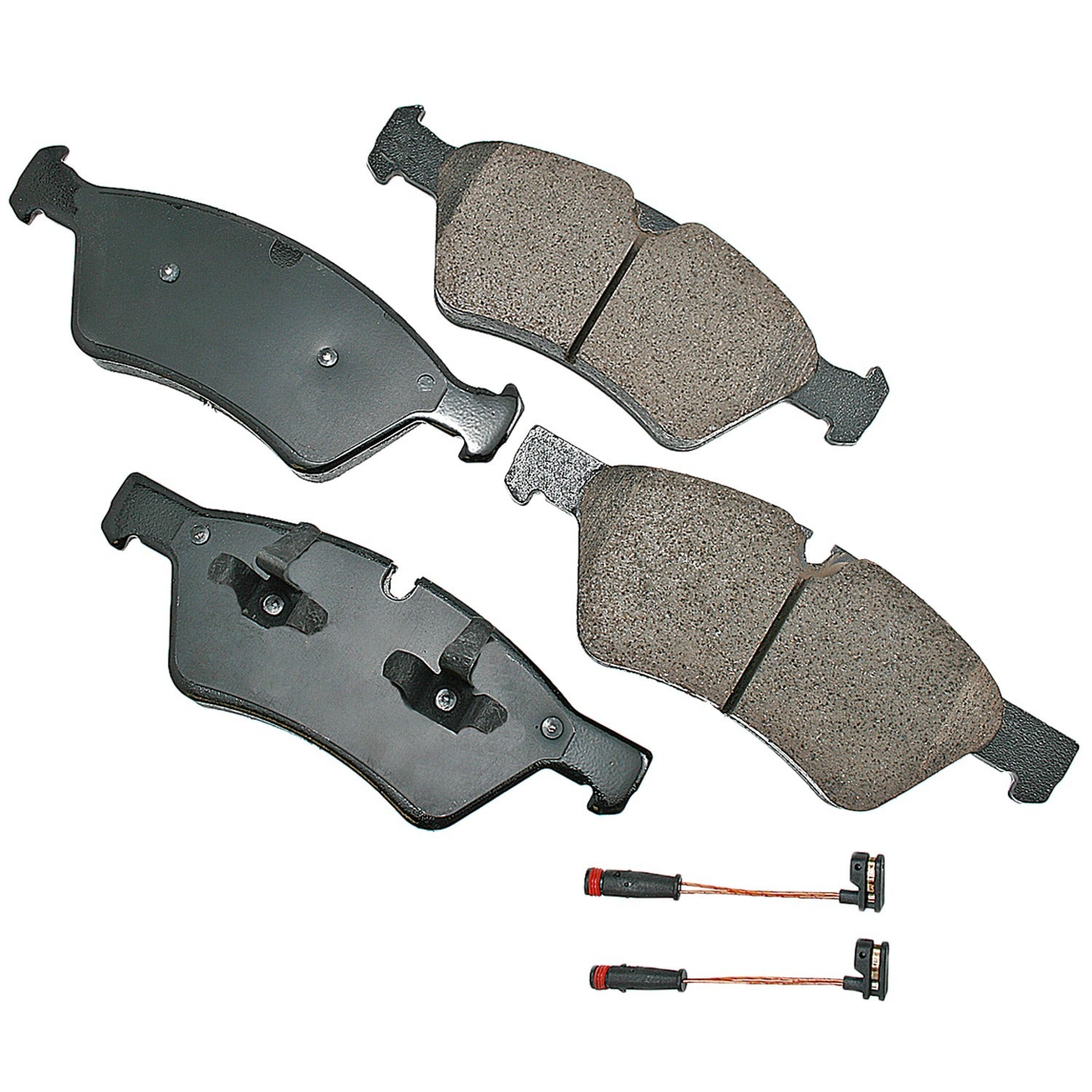 Akebono Brakes Euro Front Brake Pads - Mercedes-Benz E350 2006-09/E500 2005-06/E550 2007-09 (Set of 4)