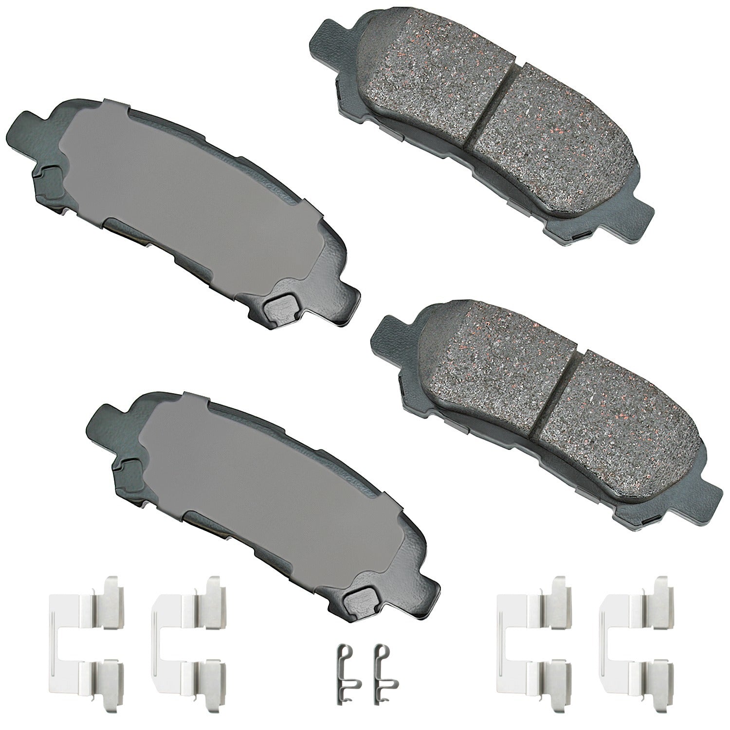 Akebono Brakes ProACT Front Brake Pads - Toyota Midsize SUV 2008-13 (Set of 4)