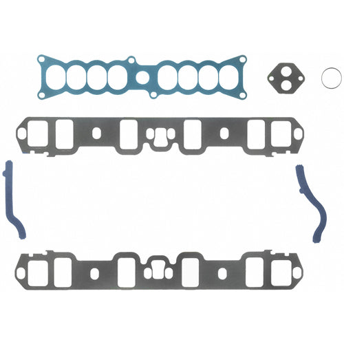 Fel-Pro Intake Manifold Gasket - Stock Port - Steel Core Laminate - Small Block Ford
