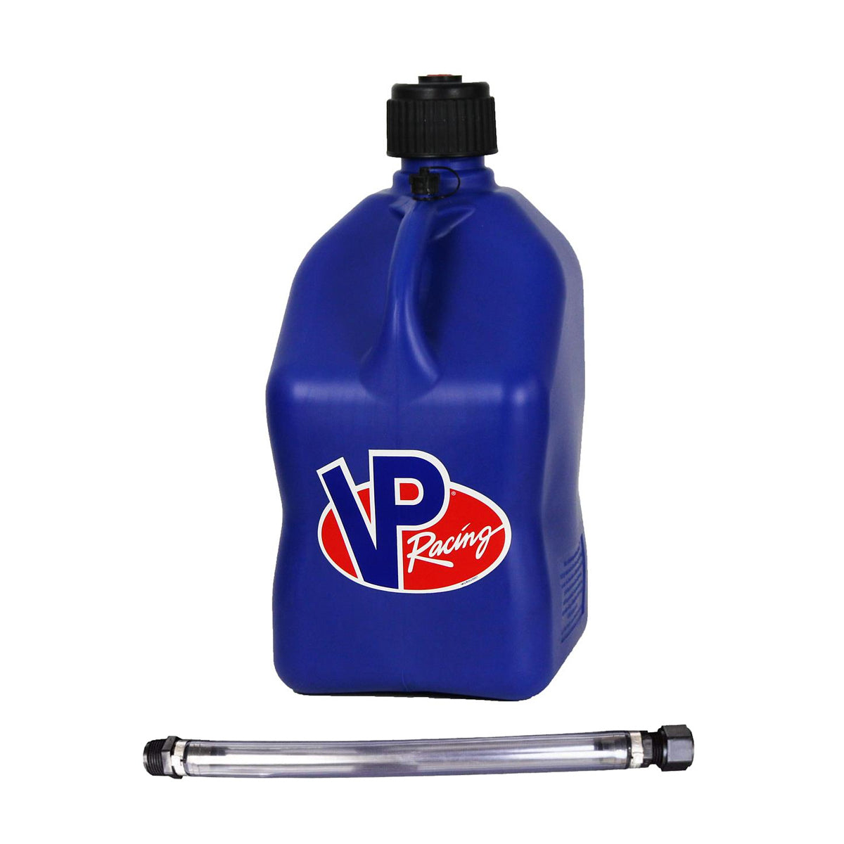 VP Racing Motorsports Container - Square - 5.5 Gallon - Blue w/Hose