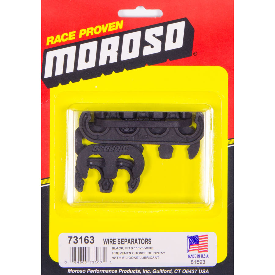 Moroso Spark Plug Wire Loom - 11 mm or Sleeved Wires - Black - Universal