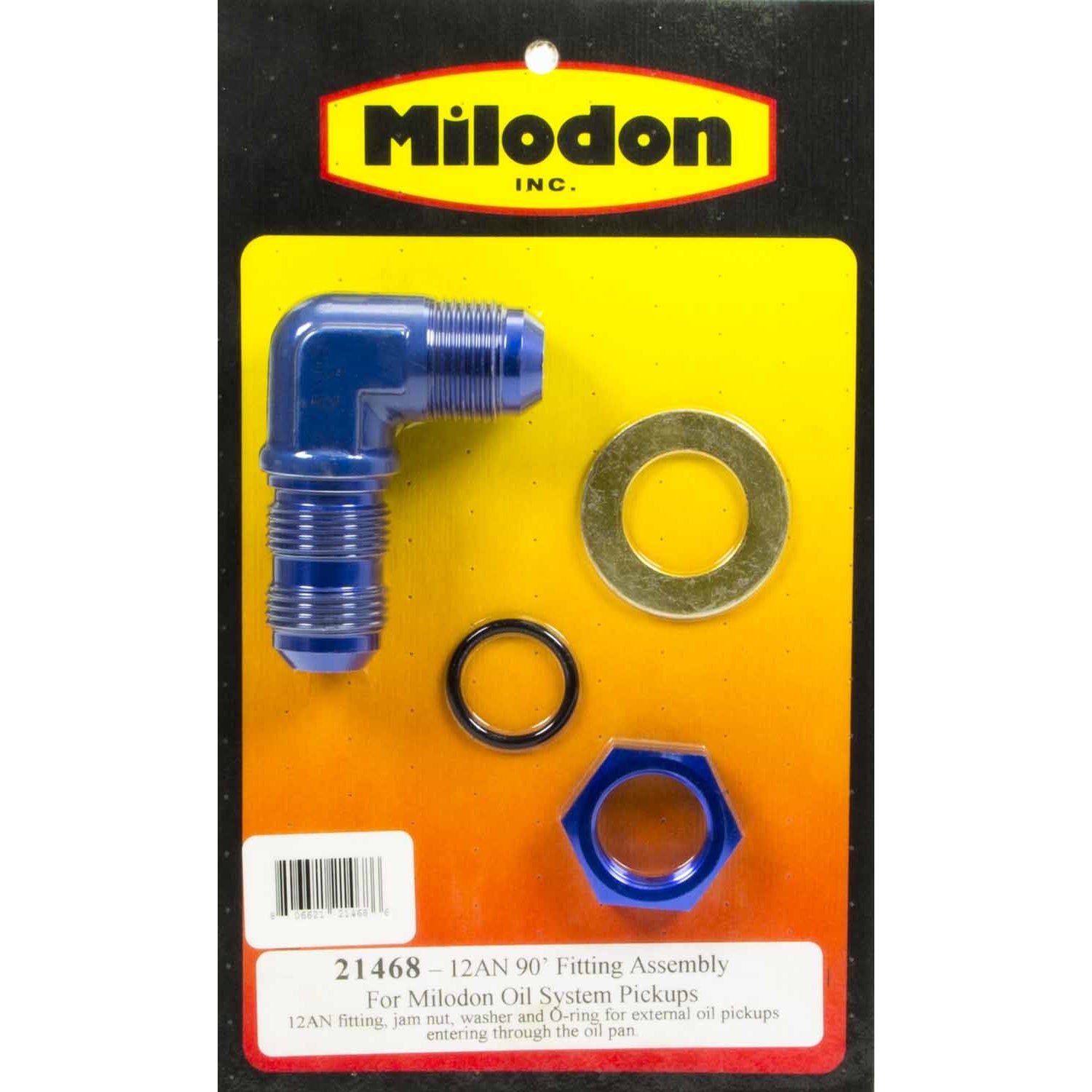 Milodon Oil Pick-Up Fitting - Chrysler 12 AN 90