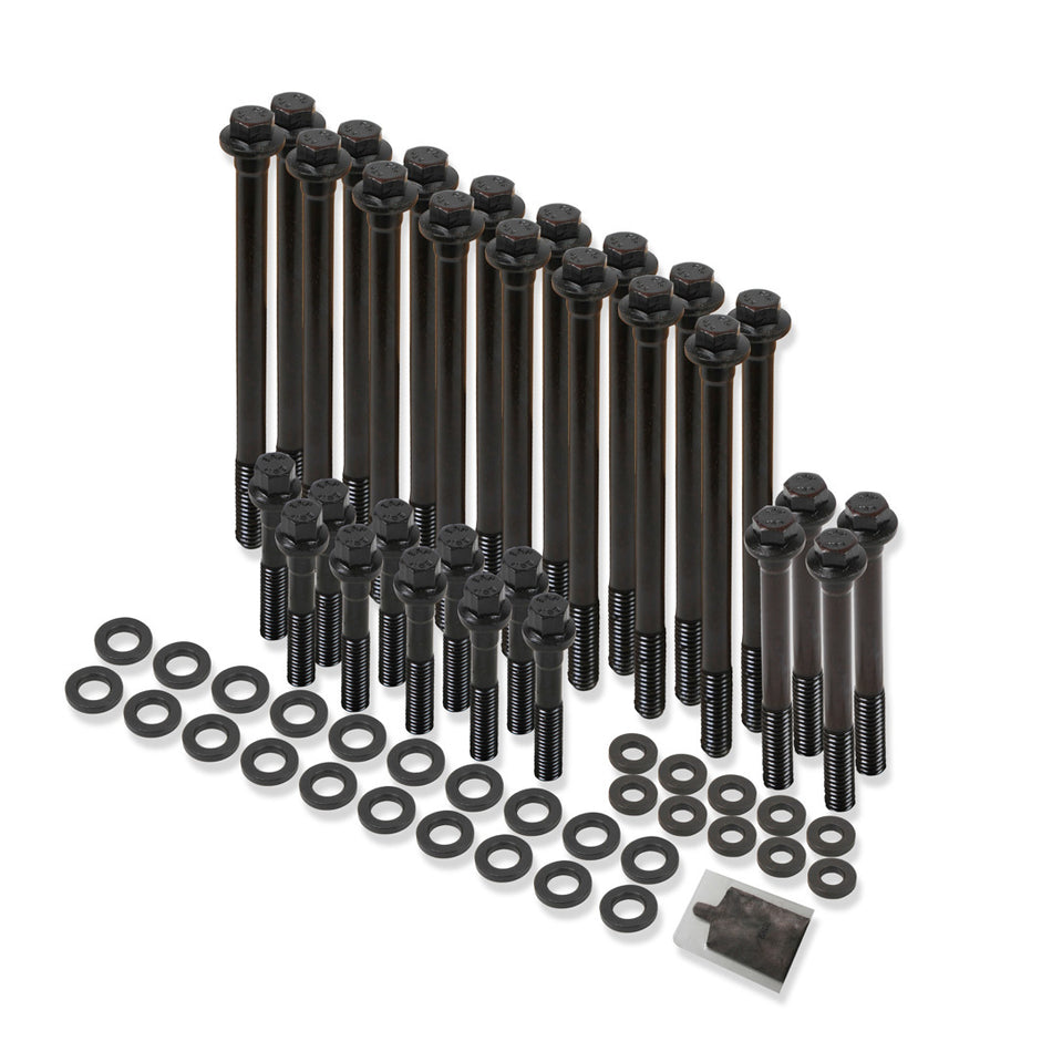 Earl's Cylinder Head Stud Kit - Hex Head - Black Oxide - GM LS-Series