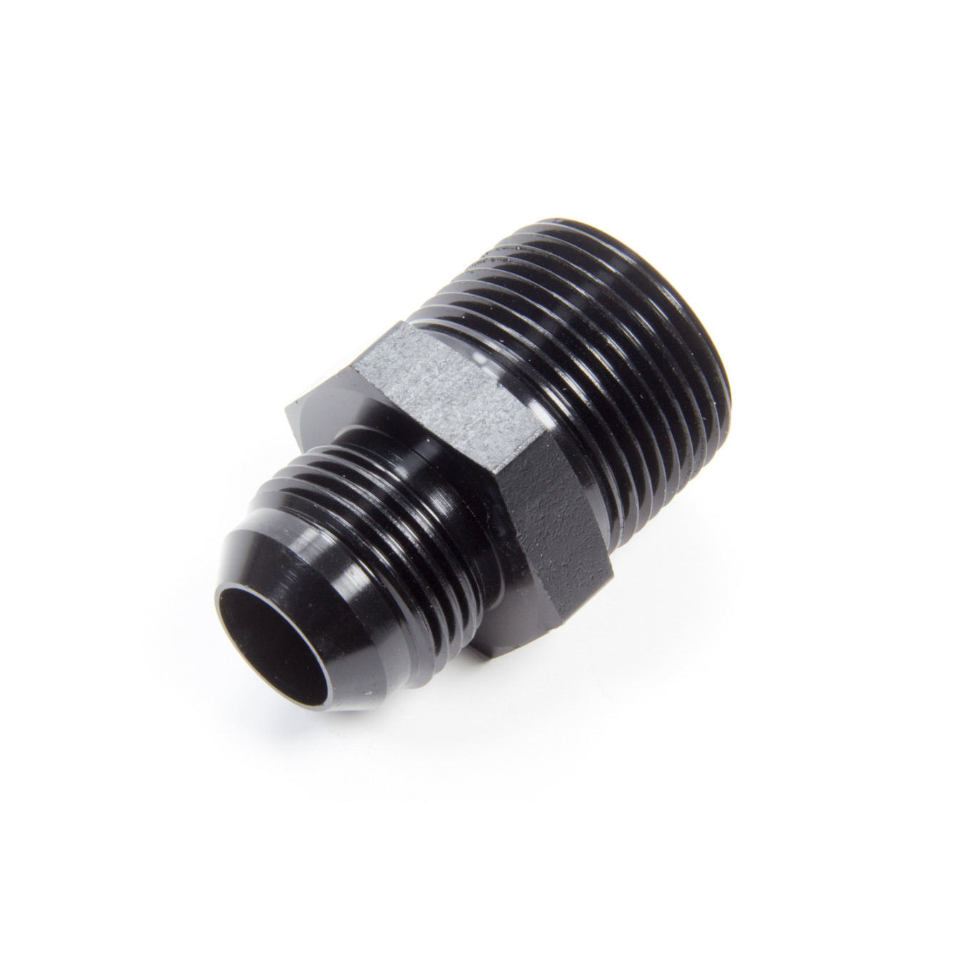 Aeroquip Black Aluminum -12 Male AN to 1" NPT Straight Adapter