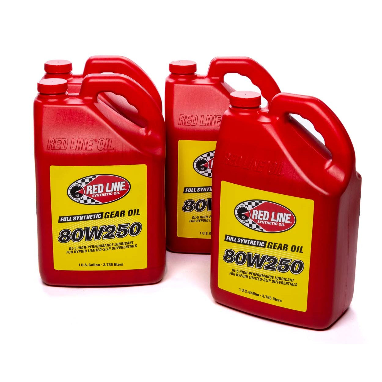 Red Line 80w250 Gear Oil Gl-5 Case 4 x 1 Gallon