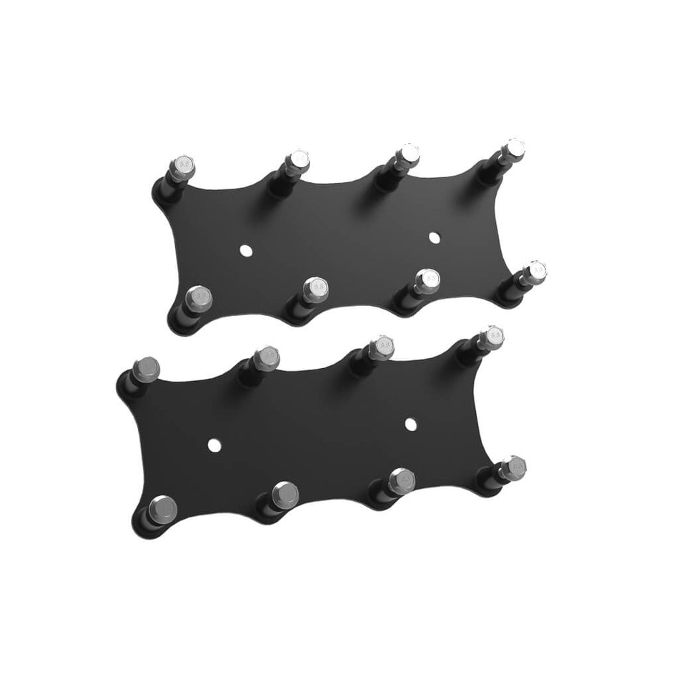 Holley EFI Coil Pack Style Coil Mount Ignition Coil Bracket - Black Powder Coat - GM LS-Series 561-130 - Pair