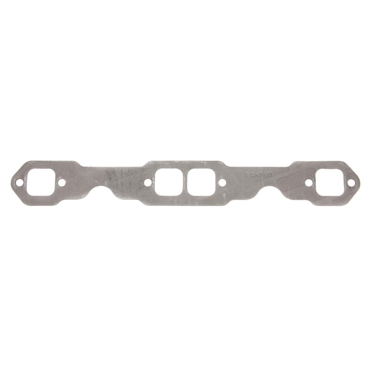 Schoenfeld Header Gasket - Standard Shape Port SB Chevy 265 - 400 - 1 5/8" Square Shape Port