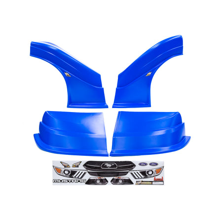 Fivestar MD3 Evolution Nose and Fender Combo Kit - Mustang - Chevron Blue (Flat RS Fender)