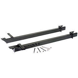 Competition Engineering Bolt-On Subframe Connectors - 2 x 1-1/2 x 0.083 Tubing - Black Powder Coat - GM F-Body 1976-81