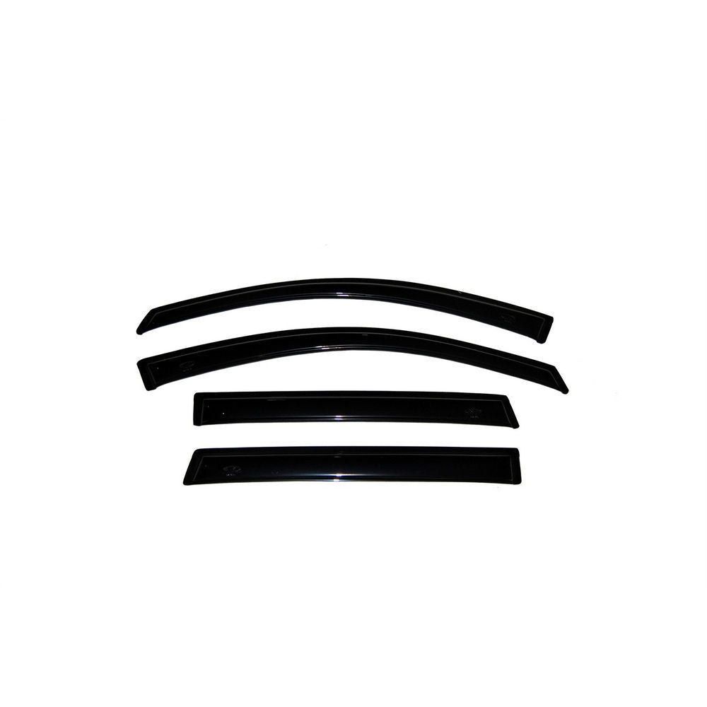 Auto Ventshade Original Ventvisor Side Window Visor - Stick-On - Front/Rear - Plastic - Black