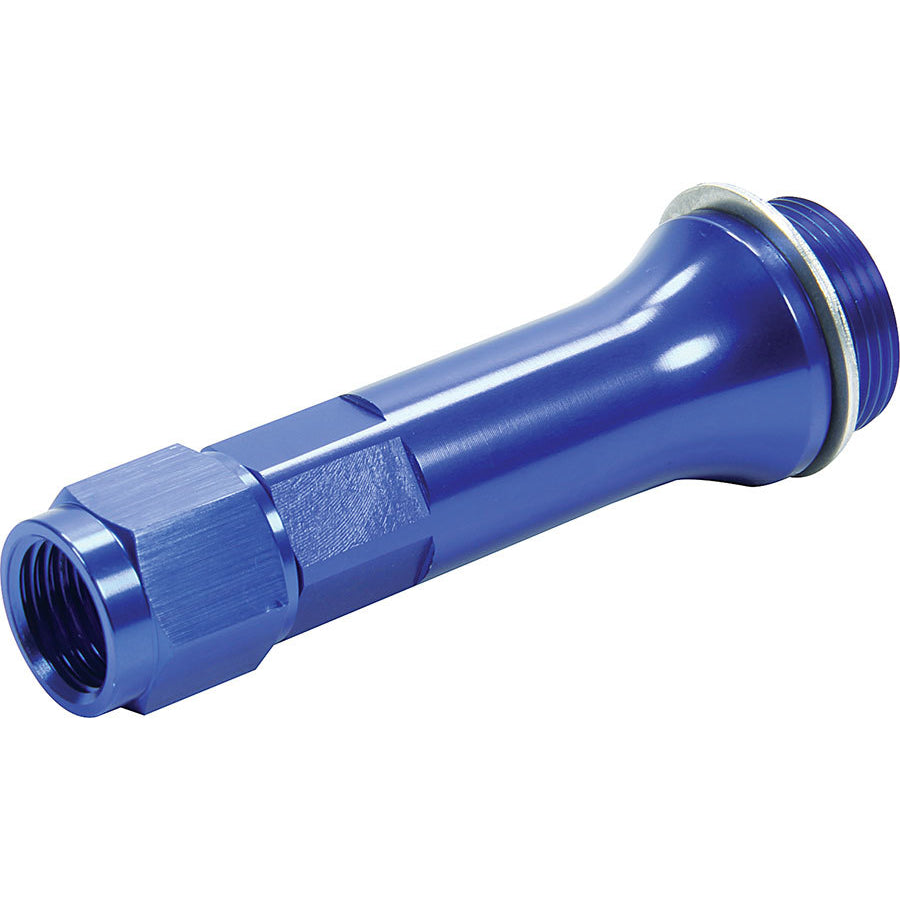 Allstar Performance Aluminum Carburetor Fitting 7/8"-20 To Female -6 for Holley - Blue