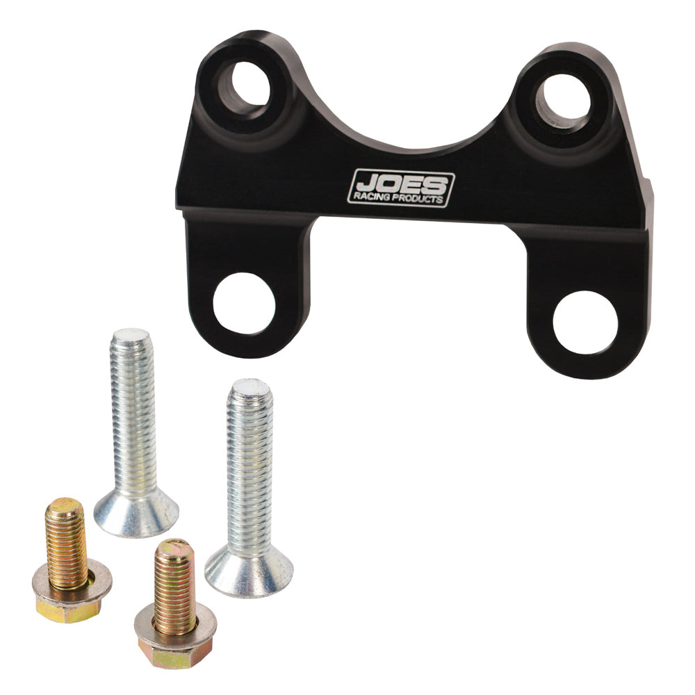 JOES Front Brake Caliper Bracket - Top Mount - 7" Rotor - Aluminum - Black