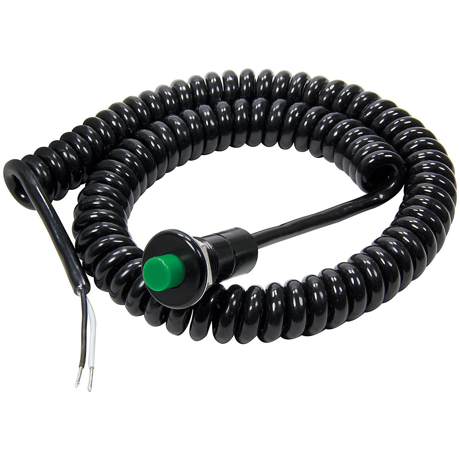 Allstar Performance Remote Button w/Cord Sm Green Button