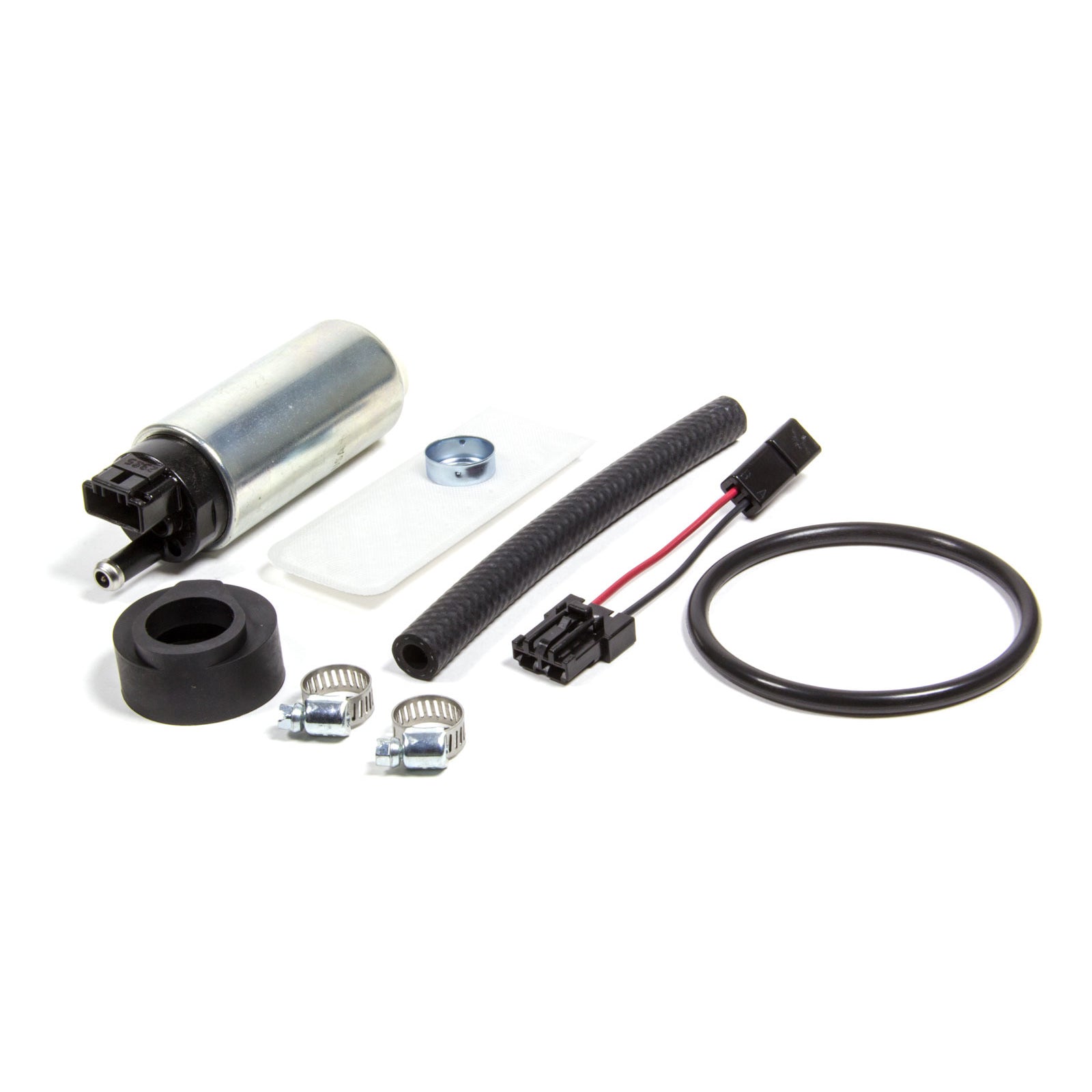 Walbro Electric -" Tank Fuel Pump 255 lph Install Kit Gas - GM Cars/Trucks