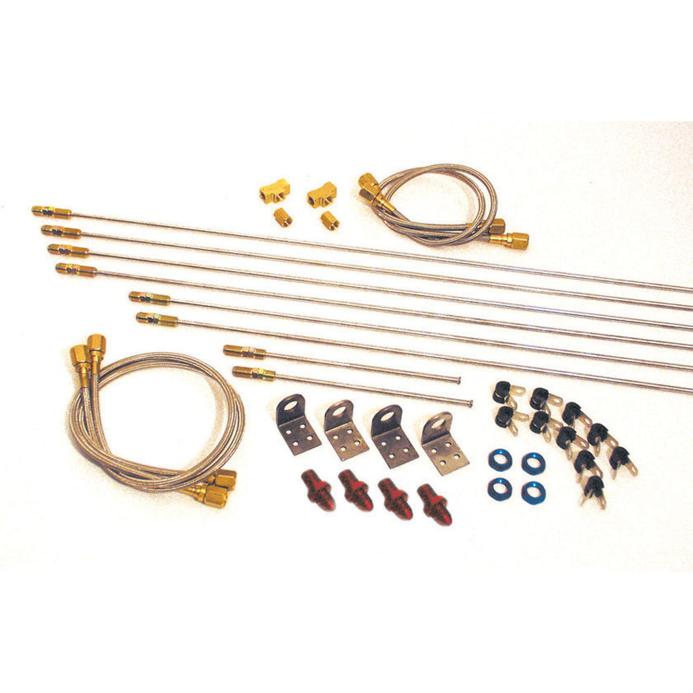 Longacre Complete Brake Line Kit - #3 AN