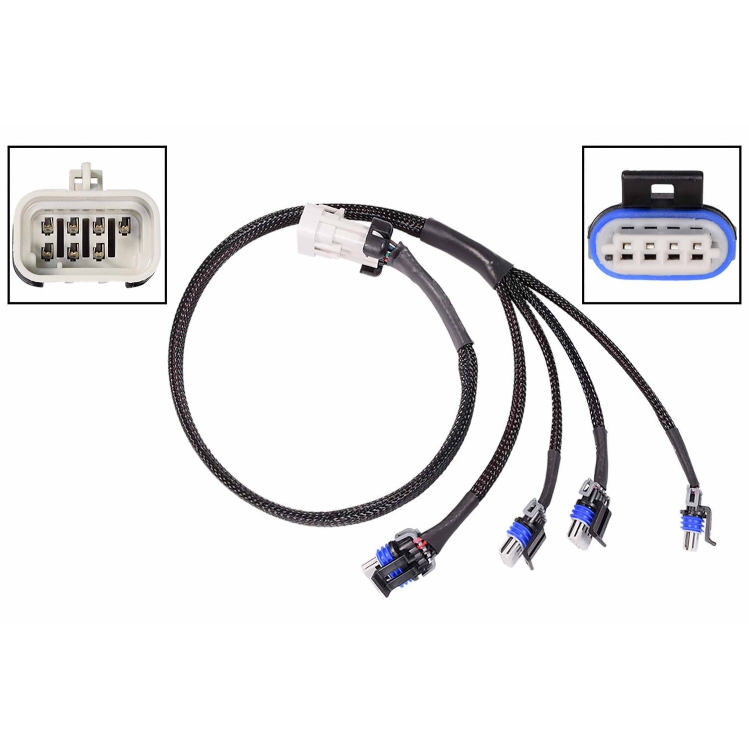 ICT Billet Coil Wire Ignition Wiring Harness - 30" Extension - GM LS-Series