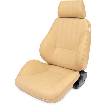 ProCar Rally 1000 Seat - Bolstered - Reclining - Left Side - Vinyl - Beige