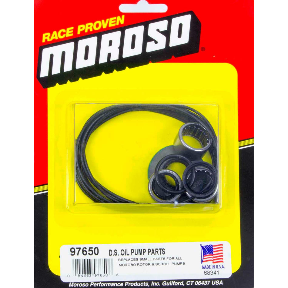 Moroso Dry Sump Oil Pump Replacement Parts Kit - O-Rings - Bearings - Front Seal