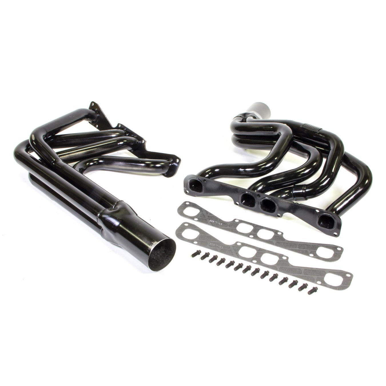 Schoenfeld Modified Long Tube Headers - SB Chevy - Spread Port - 1-3/4" Tube Diameter - 3-1/2" x 8" Collectors