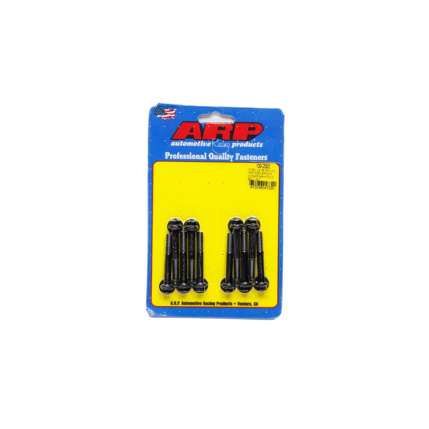 ARP Intake Manifold Bolt Kit - Hex Head - Chromoly - Black Oxide - GM LS-Series
