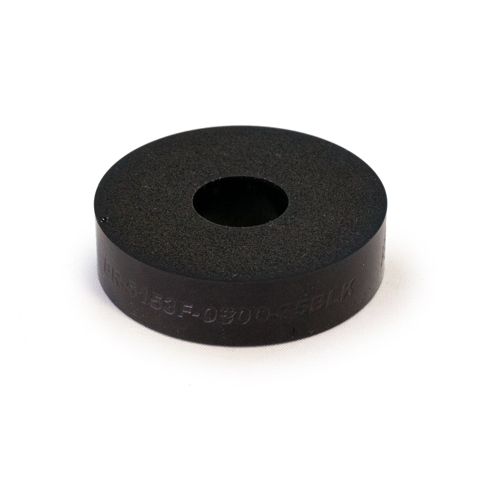 RE Suspension 5150 Bump Stop Puck - 2" OD - 1/2" ID - 1/2" Tall - 75 Durometer - Foam - Black