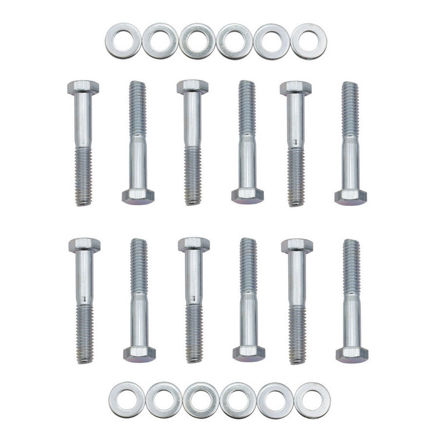 Mr. Gasket Intake Manifold Bolt Kit - Hex Head - Zinc Oxide - Small Block Ford