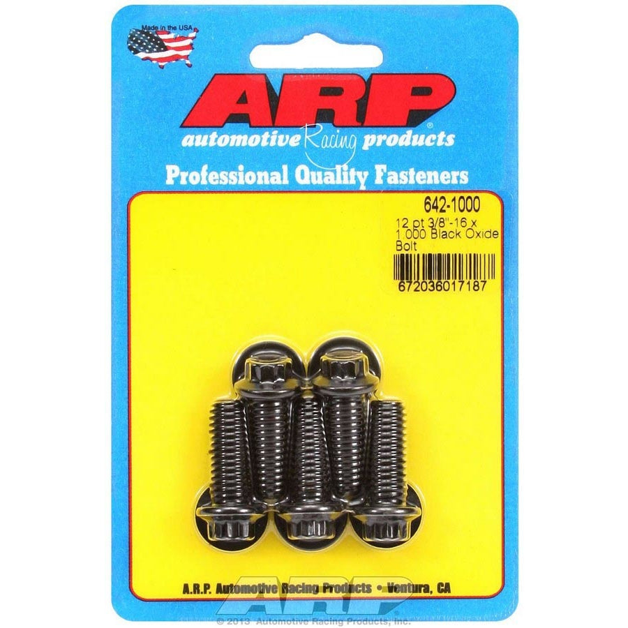 ARP Bolt Kit - 12 Point (5) 3/8-16 x 1.000