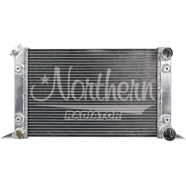 Northern Aluminum Radiator - 21.5 in W x 12.563 in H x 3.125 in D - Passenger Side Inlet - Passenger Side Outlet