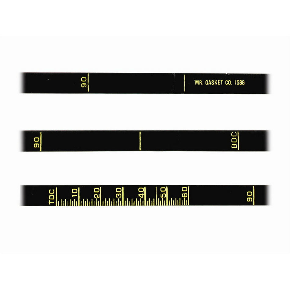 Mr. Gasket Precision Timing Tape Kit - For SB Chevy 283-400 w/ 6-3/4" Diameter Damper