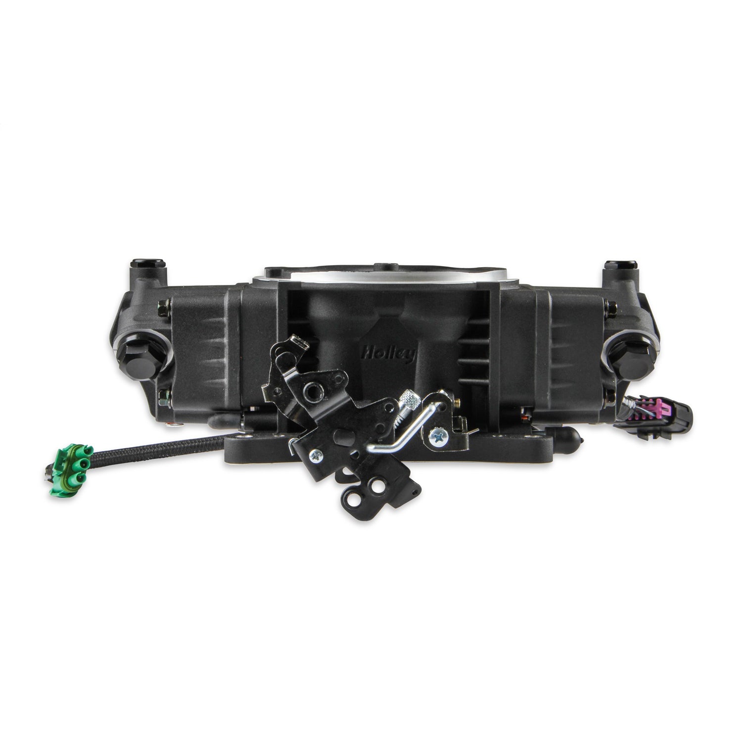 Holley EFI Terminator X Stealth Throttle Body Fuel Injection - Square Bore - Black - GM LS-Series