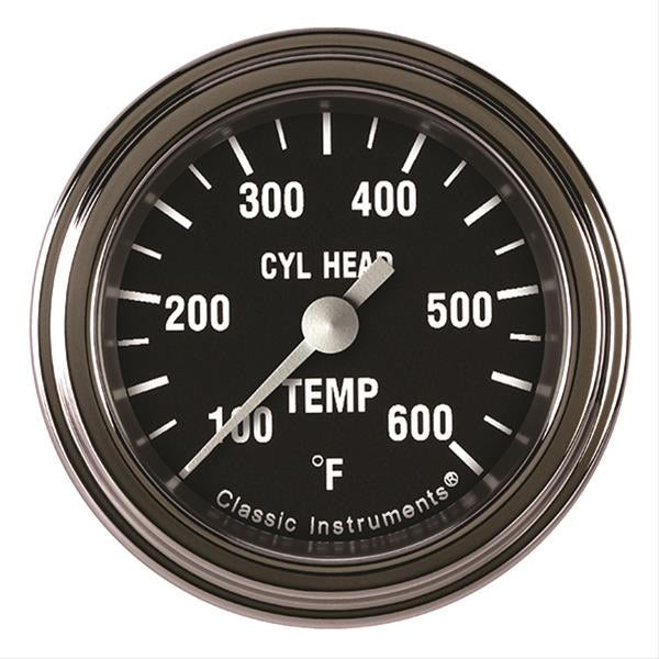 Classic Instruments Hot Rod Cylinder Head Temp Gauge - 100-600 Degrees F