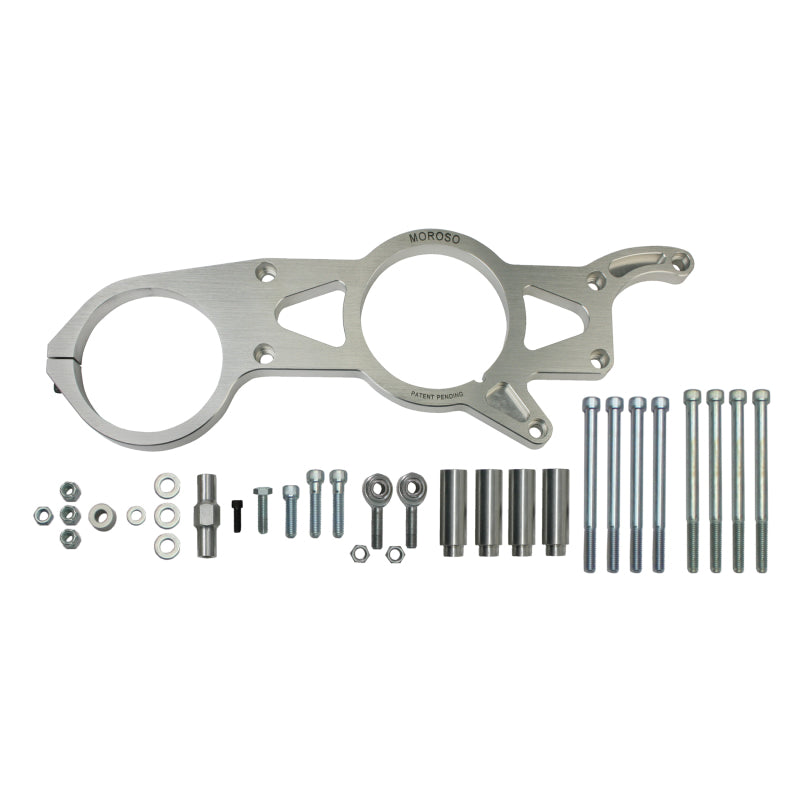 Moroso Alternator / Vacuum Pump Accessory Bracket - Billet Aluminum - Moroso Style Electric Water Pump - Big Block Chevy