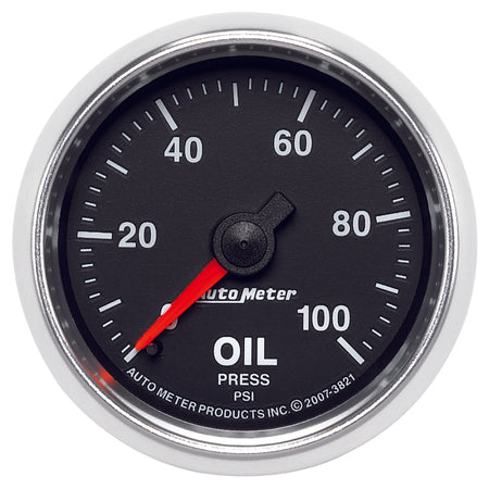 Auto Meter GS Mechanical Oil Pressure Gauge - 2-1/16"