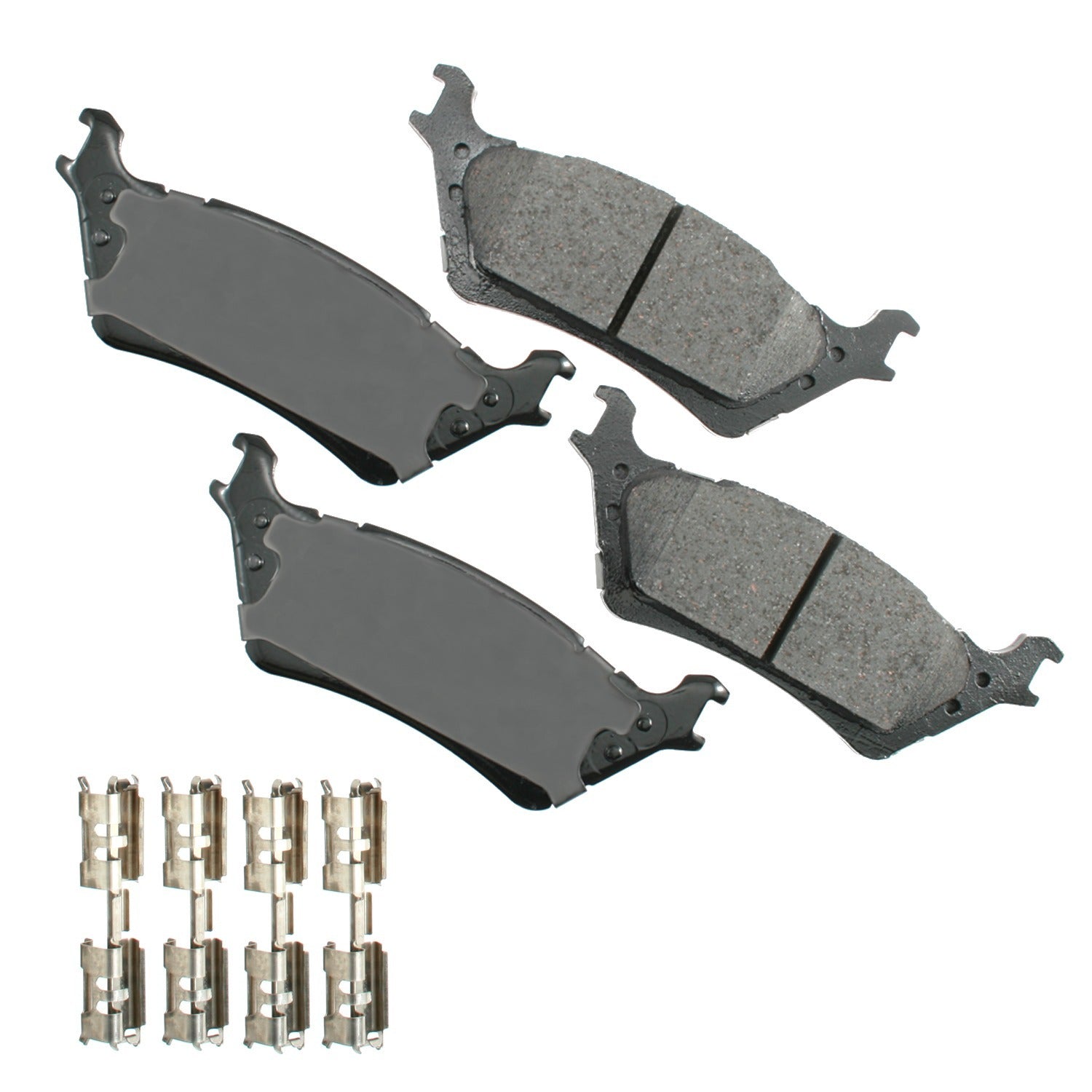 Akebono Brakes ProACT Rear Brake Pads - Ford Fullsize Truck 2012-20 (Set of 4)