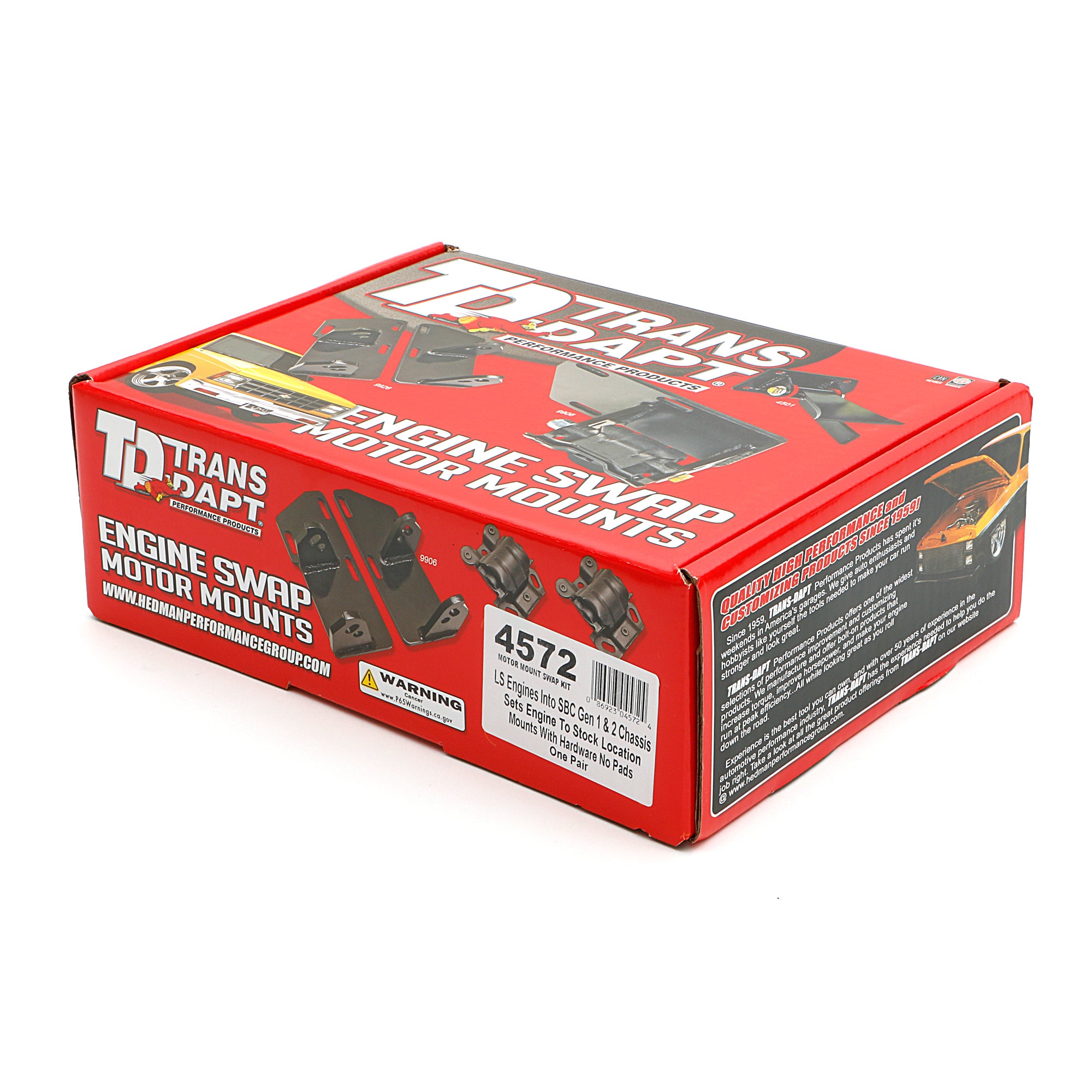 Trans-Dapt Swap Mount Motor Mount - LS1/LS6 w/o Pads