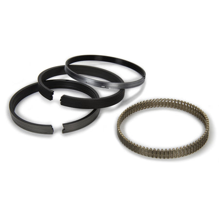 Hastings Piston Rings - 4.085" Bore - 1.50 x 1.50 x 2.50 mm Thick - Standard Tension - Stainless Steel - 8 Cylinder