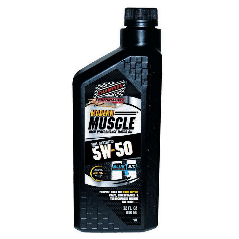 Champion Modern Muscle 5w50 Oil 1 Quart Full Synthetic