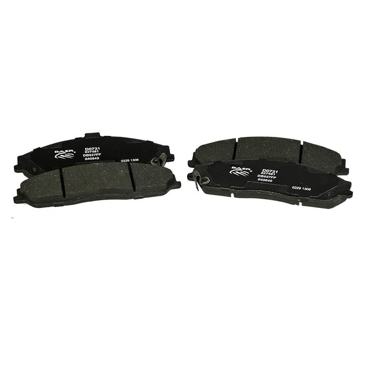 Baer Street Brake Pads - Ceramic Compound - Medium Friction - Medium/High Temperature - Front - Chevy Corvette - (Set of 4)