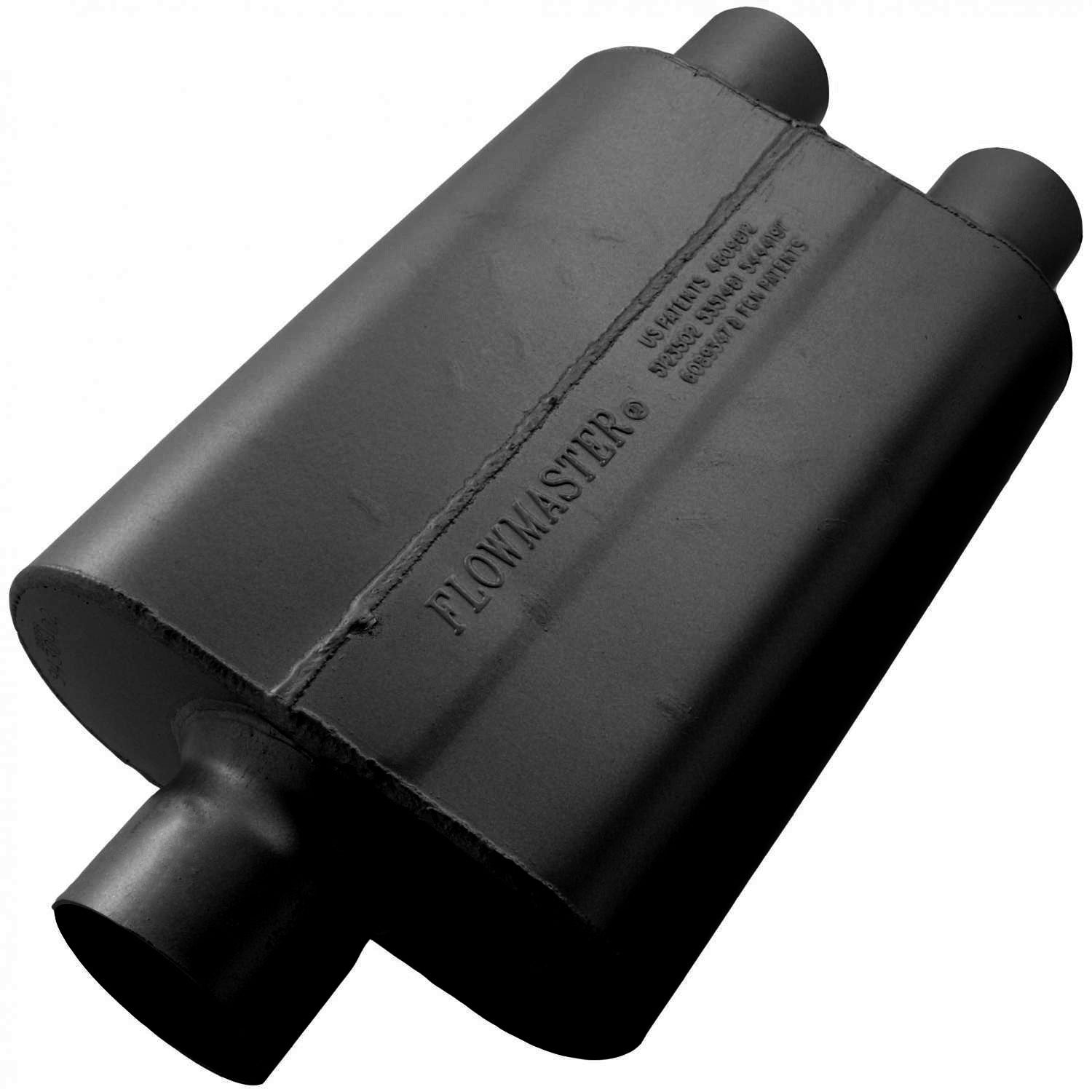Flowmaster 40 Series Delta Flow Muffler - 3" Center Inlet / 2.5" Dual Outlet
