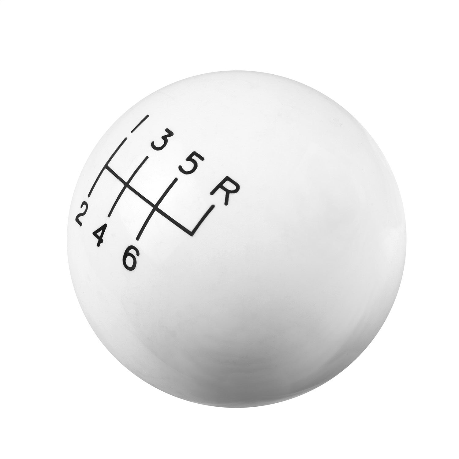 Hurst Classic 6 Speed Knob 3/8-16 Threads - White