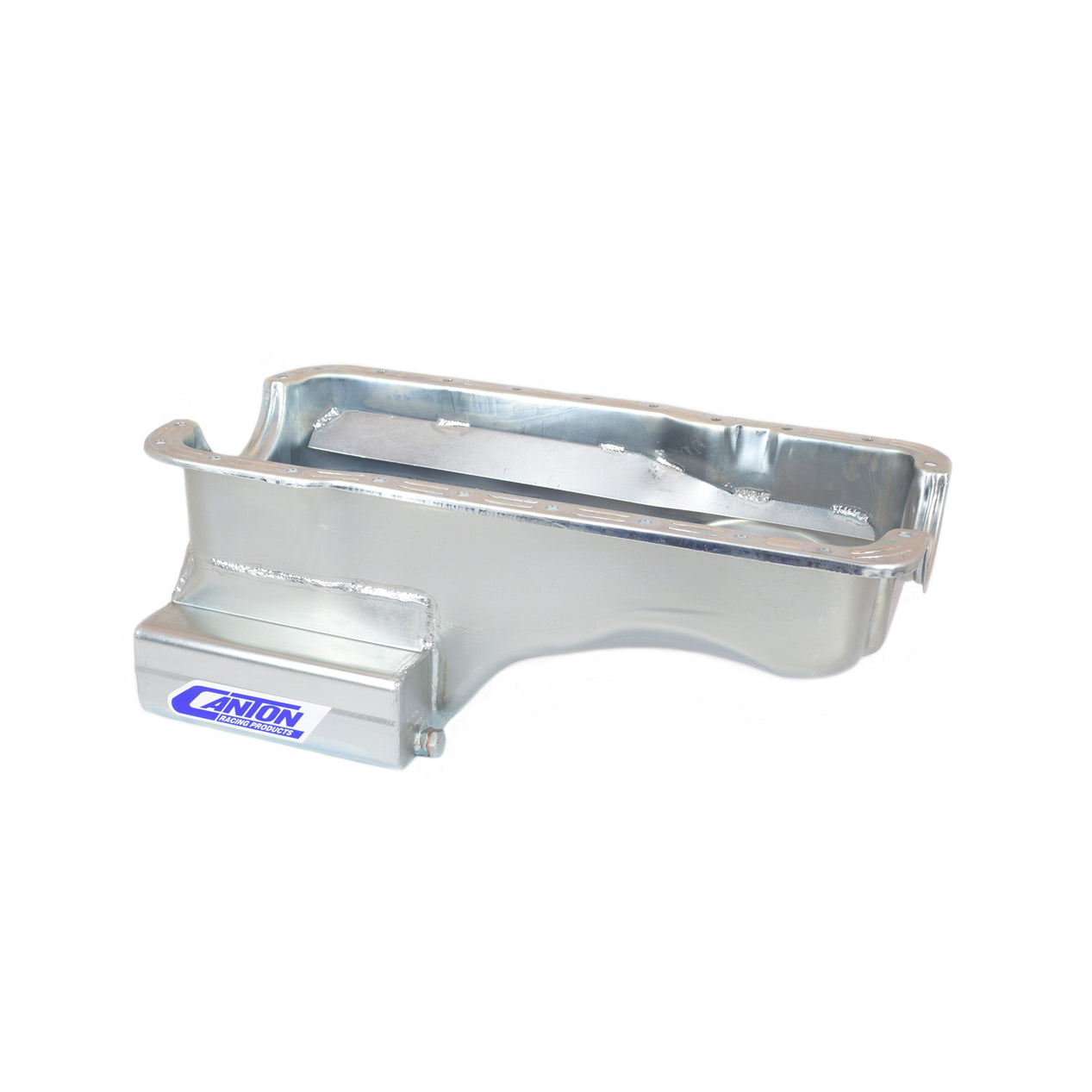 Canton Street / Strip / Road Race Front Sump Oil Pan - 7 Quart - 8 in Deep - Cadmium - Small Block Ford 15-610