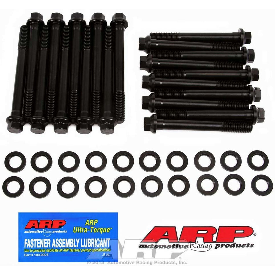 ARP High Performance Series Cylinder Head Bolt Kit - Hex Head - Chromoly - Black Oxide - OEm / Edelbrock - Big Block Ford