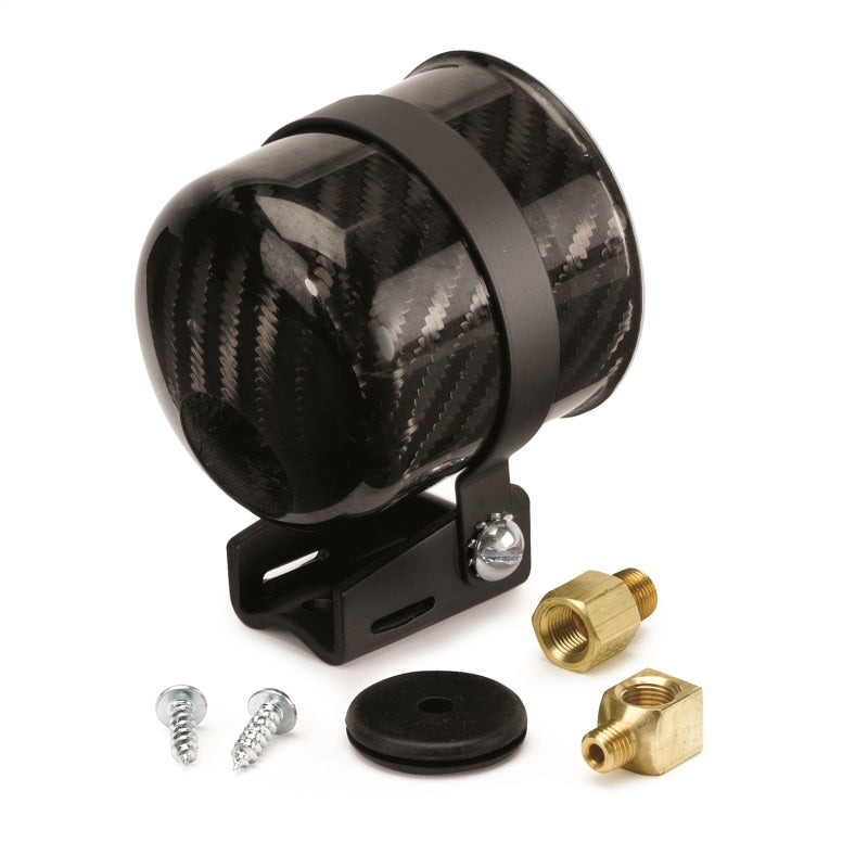 Auto Meter Carbon Fiber Mechanical Gauge Mounting Cup - 2-5/8"