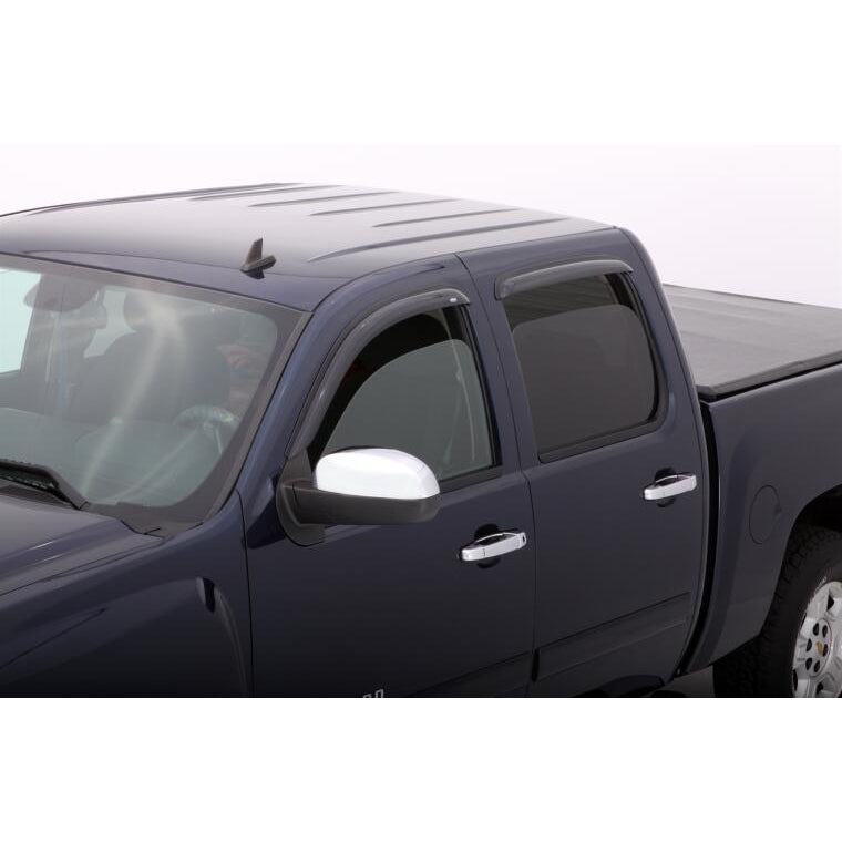 Auto Ventshade Original Ventvisor - Front/Rear - Dark Smoke - Toyota Tundra 2022-23 - Double Cab