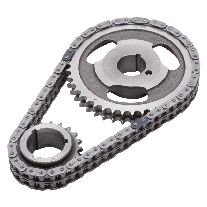 Edelbrock Performer-Link Double Roller Timing Chain Set - Keyway Adjustable - Pontiac V8