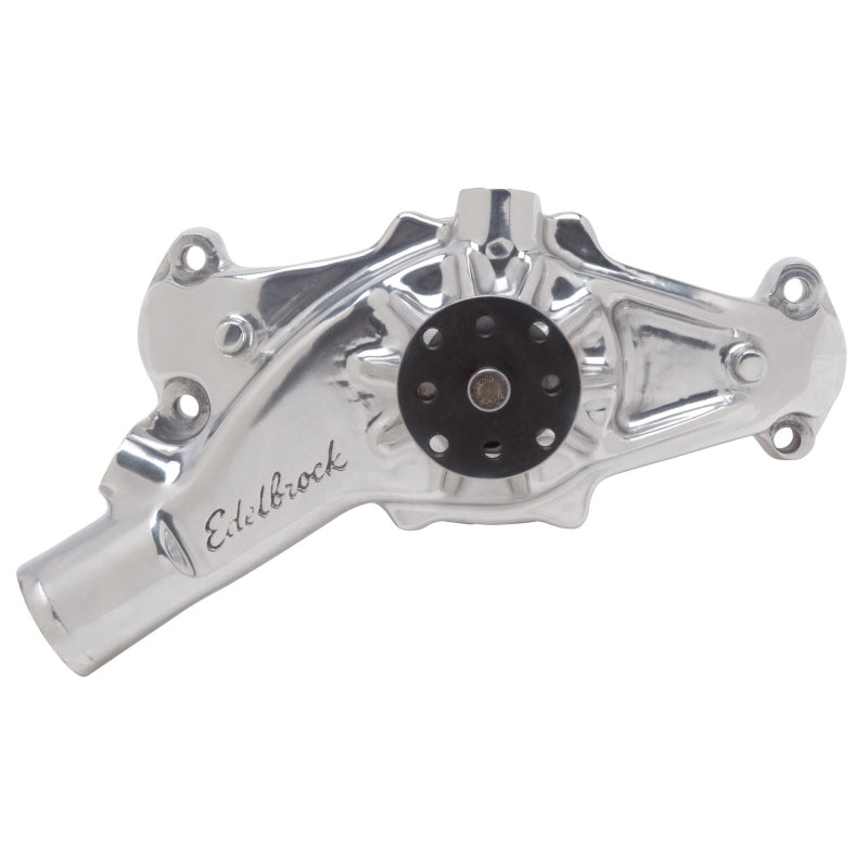 Edelbrock Victor Polished Aluminum Water Pump - Reverse Rotation